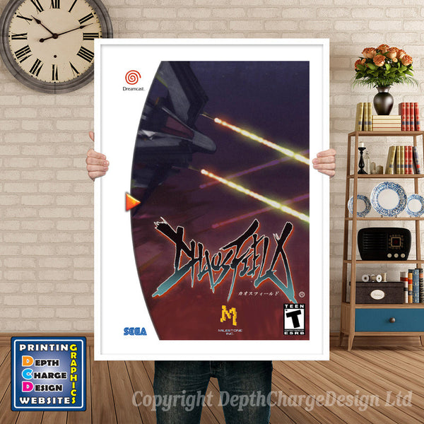 Chaos Field 2 Jp - Sega Dreamcast Inspired Retro Gaming Poster