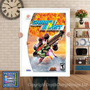 Chargen Blast - Sega Dreamcast Inspired Retro Gaming Poster A4 A3 A2 Or A1