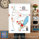 Cosmic Smash - Sega Dreamcast Inspired Retro Gaming Poster A4 A3 A2 Or A1
