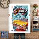 Crazy Taxi2 4 - Sega Dreamcast Inspired Retro Gaming Poster A4 A3 A2 Or A1