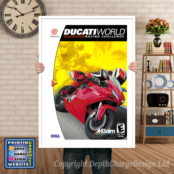 Ducati - Sega Dreamcast Inspired Retro Gaming Poster