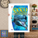 Ecco 3 - Sega Dreamcast Inspired Retro Gaming Poster A4 A3 A2 Or A1