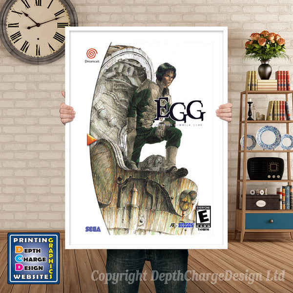 Egg - Sega Dreamcast Inspired Retro Gaming Poster