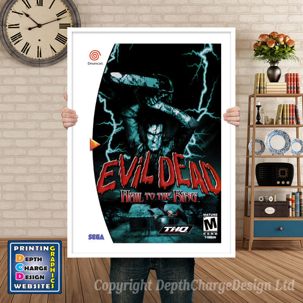 Evil Dead - Sega Dreamcast Inspired Retro Gaming Poster