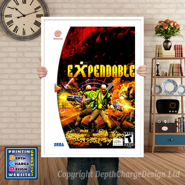 Expendable 2 - Sega Dreamcast Inspired Retro Gaming Poster