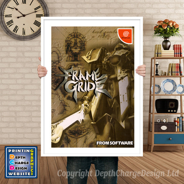 Frame Gride Jp - Sega Dreamcast Inspired Retro Gaming Poster