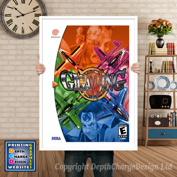 Gigawing - Sega Dreamcast Inspired Retro Gaming Poster