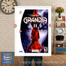 Grandia2 2 - Sega Dreamcast Inspired Retro Gaming Poster A4 A3 A2 Or A1