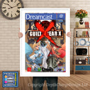 Guilty Gea Rx Eu - Sega Dreamcast Inspired Retro Gaming Poster A4 A3 A2 Or A1
