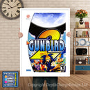 Gunbird2 2 - Sega Dreamcast Inspired Retro Gaming Poster A4 A3 A2 Or A1
