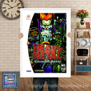 Heavey Metal Geo Matrix - Sega Dreamcast Inspired Retro Gaming Poster A4 A3 A2 Or A1