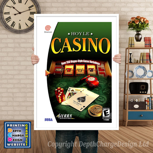 Hoyle Casino - Sega Dreamcast Inspired Retro Gaming Poster