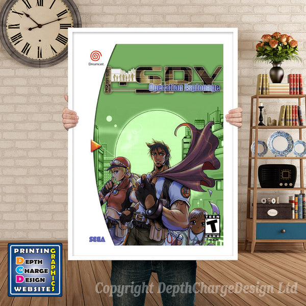 Ispy 3 - Sega Dreamcast Inspired Retro Gaming Poster