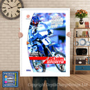 Jeremy Mcgrath Super Cross2000 - Sega Dreamcast Inspired Retro Gaming Poster A4 A3 A2 Or A1