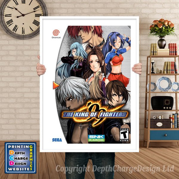 Kof 99 4 - Sega Dreamcast Inspired Retro Gaming Poster