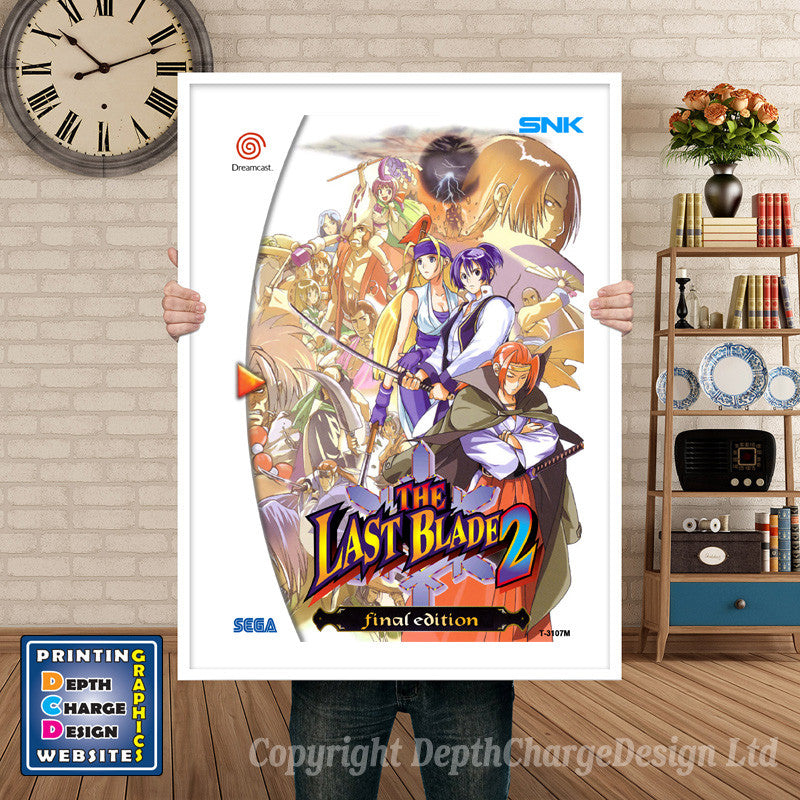 Last Blade2 10 - Sega Dreamcast Inspired Retro Gaming Poster A4 A3 A2 Or A1