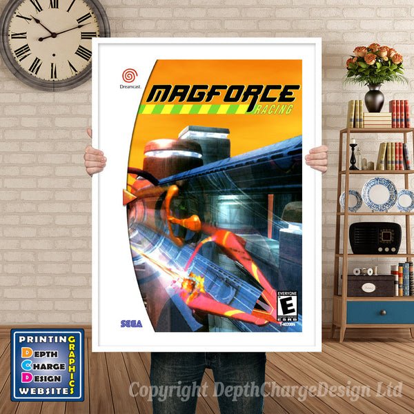 Maforce Racing - Sega Dreamcast Inspired Retro Gaming Poster