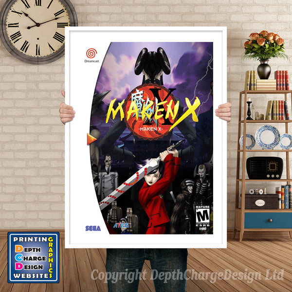 Make Nx - Sega Dreamcast Inspired Retro Gaming Poster