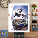Math Off Man'S Pro Bmx - Sega Dreamcast Inspired Retro Gaming Poster A4 A3 A2 Or A1