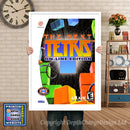 Next Tetris - Sega Dreamcast Inspired Retro Gaming Poster A4 A3 A2 Or A1