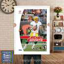 Nfl Qb Club 2000 - Sega Dreamcast Inspired Retro Gaming Poster A4 A3 A2 Or A1