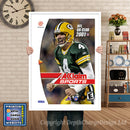 Nfl Qb Club 2001 - Sega Dreamcast Inspired Retro Gaming Poster A4 A3 A2 Or A1
