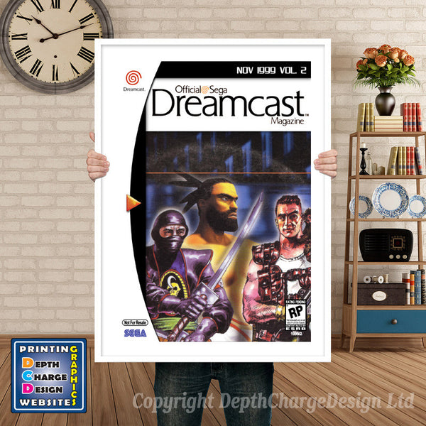 Odcm Vol2 - Sega Dreamcast Inspired Retro Gaming Poster