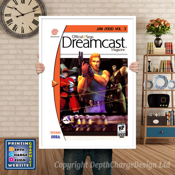 Odcm Vol3 - Sega Dreamcast Inspired Retro Gaming Poster