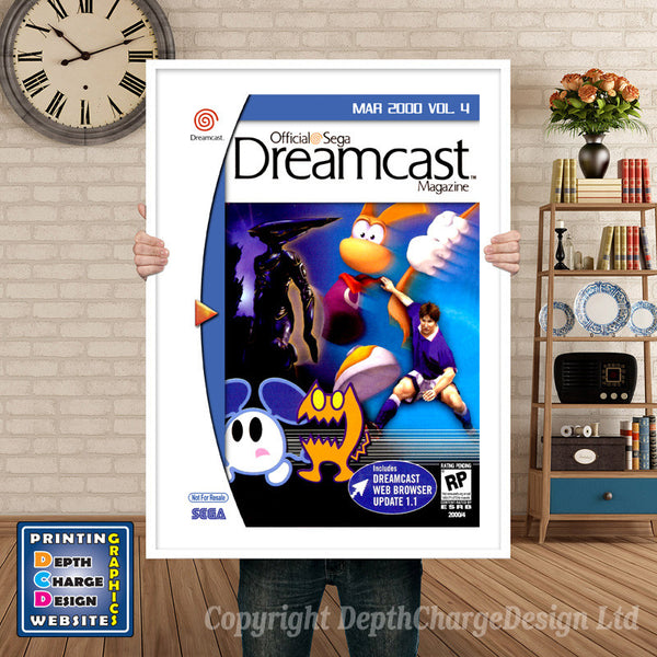 Odcm Vol4 - Sega Dreamcast Inspired Retro Gaming Poster