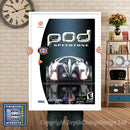 Pod Speed Zone - Sega Dreamcast Inspired Retro Gaming Poster A4 A3 A2 Or A1