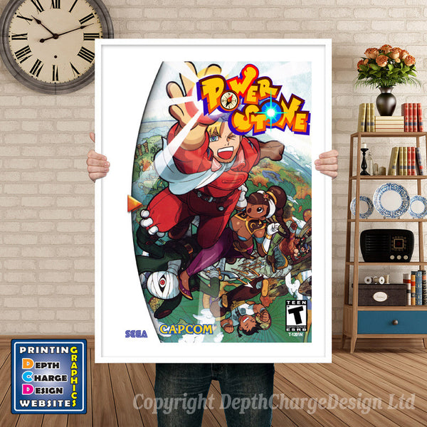 Power Stone 3 - Sega Dreamcast Inspired Retro Gaming Poster