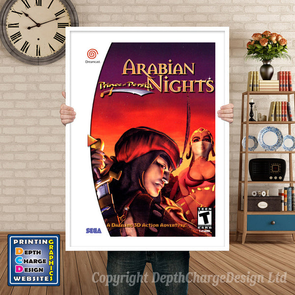 Prince Of Persia - Sega Dreamcast Inspired Retro Gaming Poster