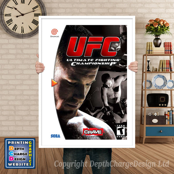 UFC - Sega Dreamcast Inspired Retro Gaming Poster
