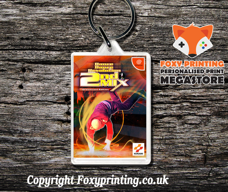 Ddr2ndmix 2_Jp - Sega Dreamcast Game Keyring