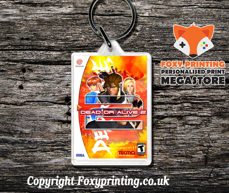 Deadoralive2 8 - Sega Dreamcast Game Keyring