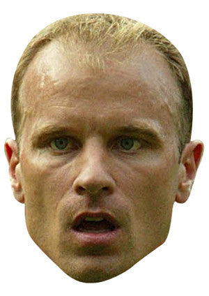 Dennis Bergkamp Celebrity Face Mask Fancy Dress Cardboard Costume Mask