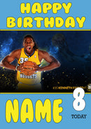 Personalised Denver Nuggets THEME INSPIRED Style PERSONALISED Kids Adult FUNNY Birthday Card