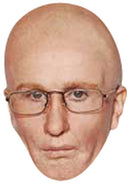 Derek Catherine Tate 1 Celebrity Face Mask Fancy Dress Cardboard Costume Mask