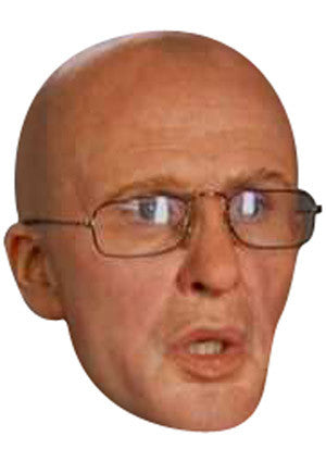 Derek Catherine Tate 2 Celebrity Face Mask Fancy Dress Cardboard Costume Mask
