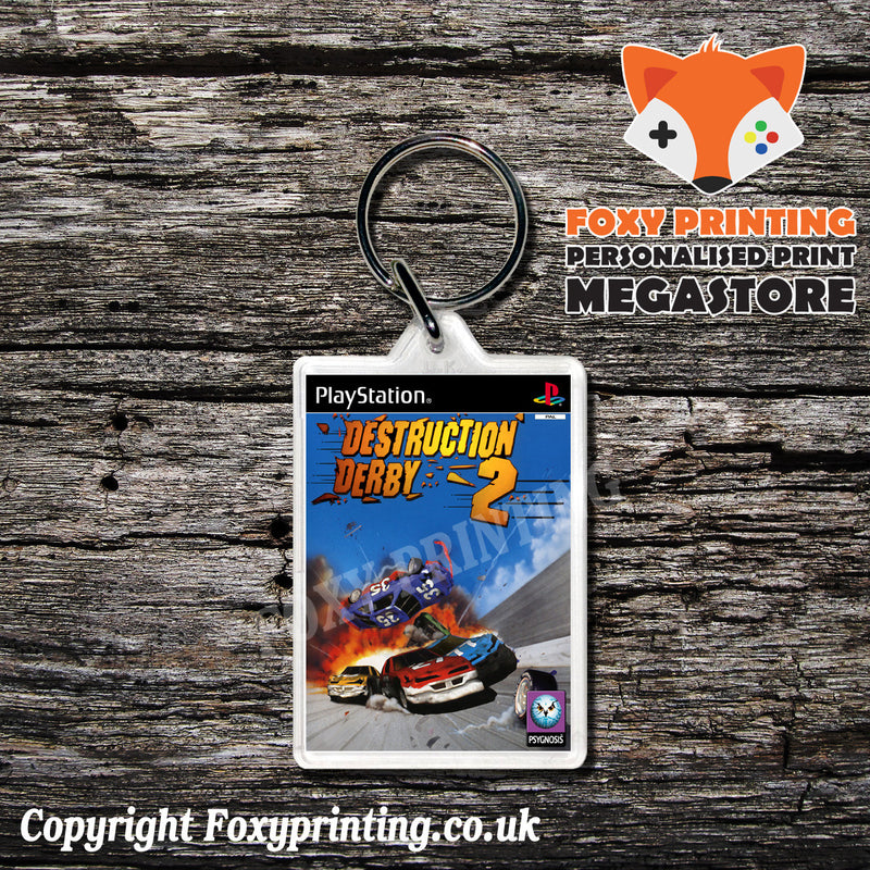 Destructionderby2 Eu - PS1 Playstation 1 Game Inspired Retro Gaming Magnet