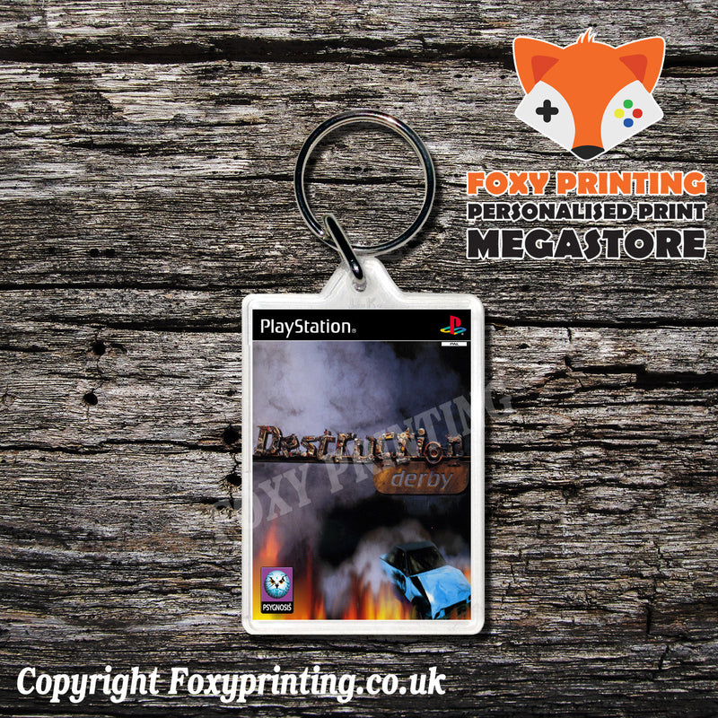 Destructionderby Eu - PS1 Playstation 1 Game Inspired Retro Gaming Magnet