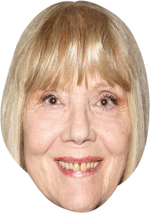 Diana Rigg MH 2017 Celebrity Face Mask Fancy Dress Cardboard Costume Mask