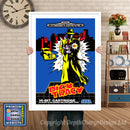 Dick Tracy Eu - Sega Megadrive Inspired Retro Gaming Poster A4 A3 A2 Or A1