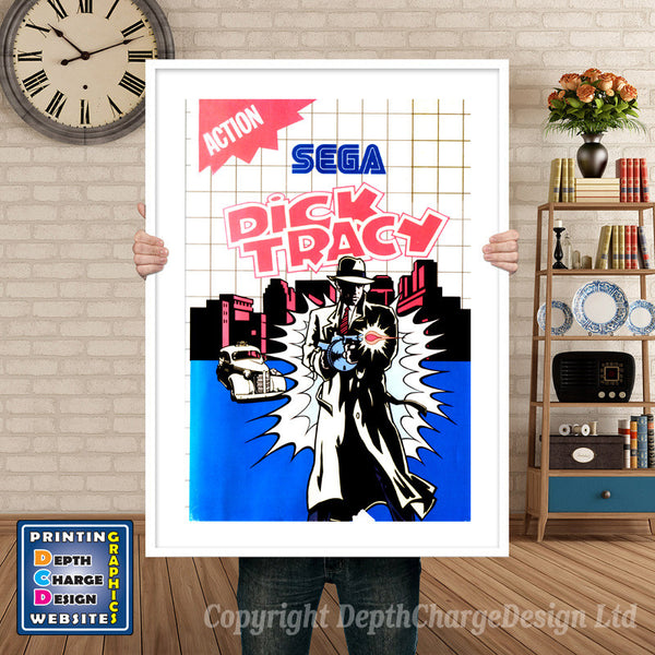 Dicktracy_Au Inspired Retro Gaming Poster