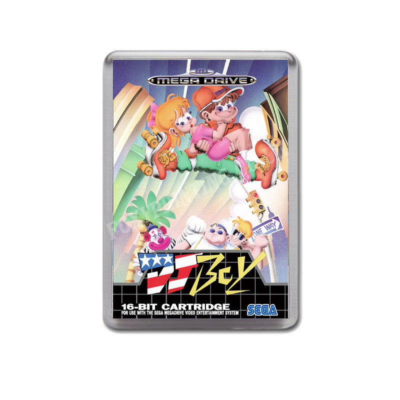 Djboy Eu Game Style Inspired Sega Megadrive Retro Video Gaming Magnet