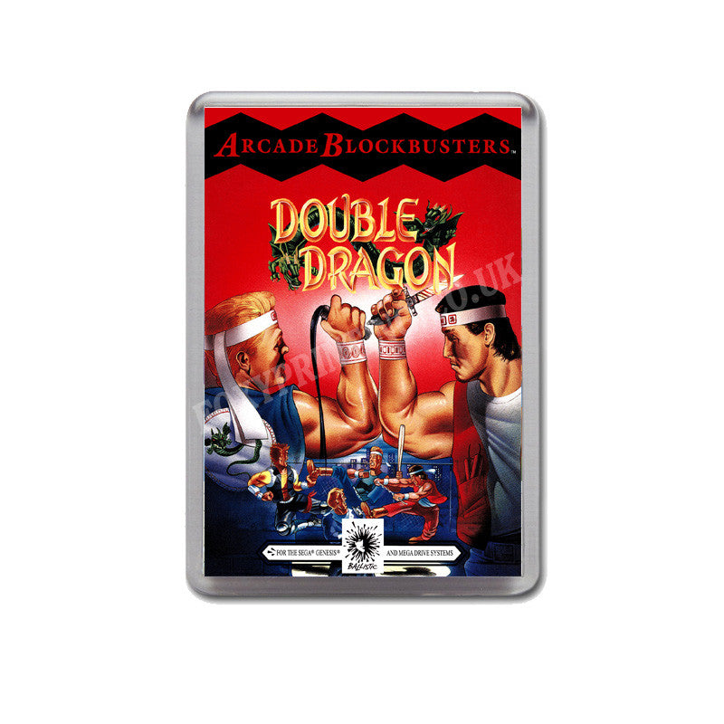 Double Dragon Game Style Inspired Sega Megadrive Retro Video Gaming Magnet