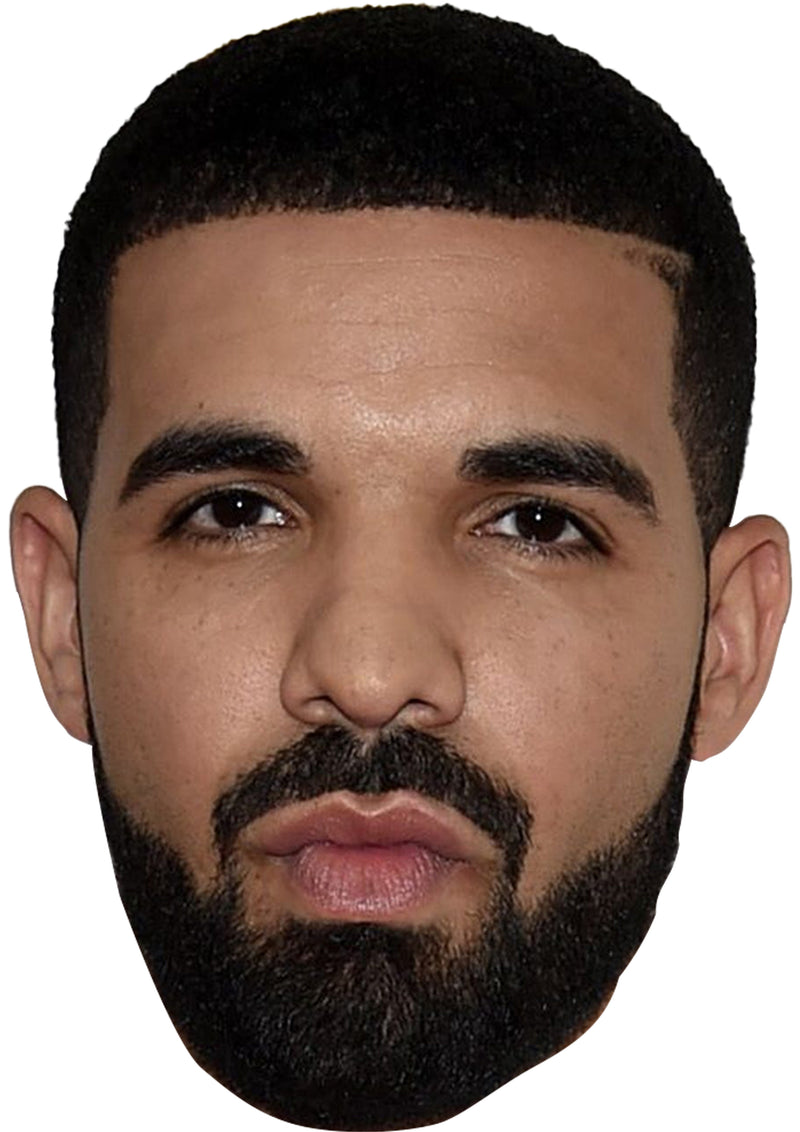 Drake 2020 Music Dress Cardboard Celebrity Party Face Mask