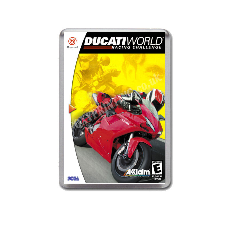 Ducati Sega Dreamcast Style Inspired Retro Game Magnet