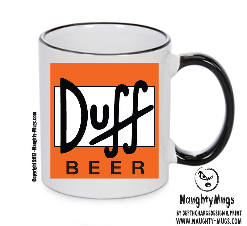 Duff Beer Simpsons Orange Mug Adult Mug Gift