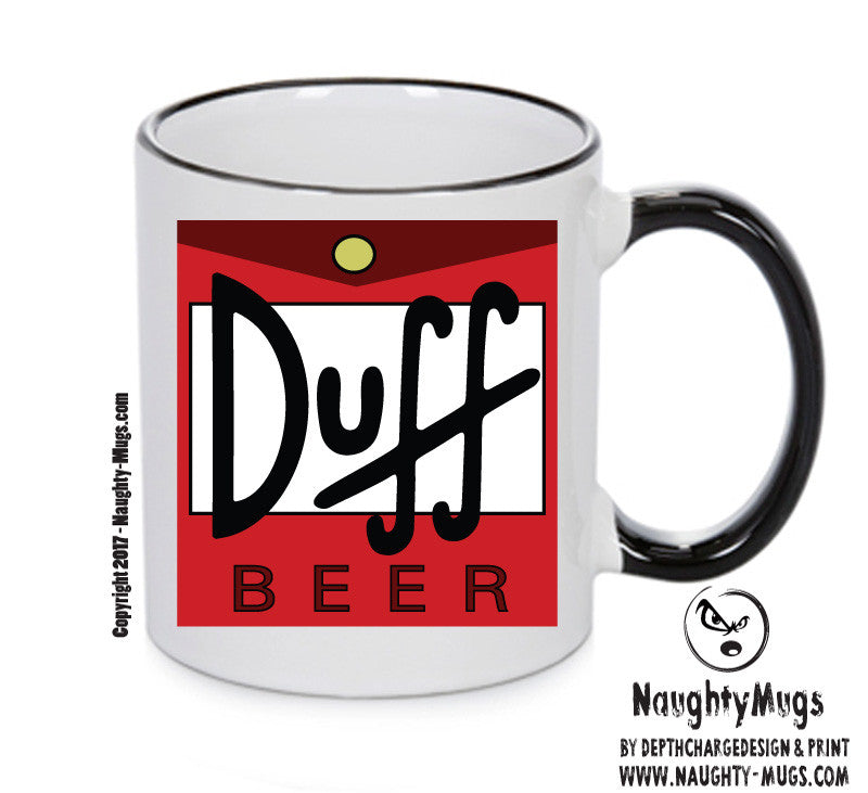 Duff Beer Simpsons Red Mug Adult Mug Gift